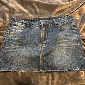 Jean skirt